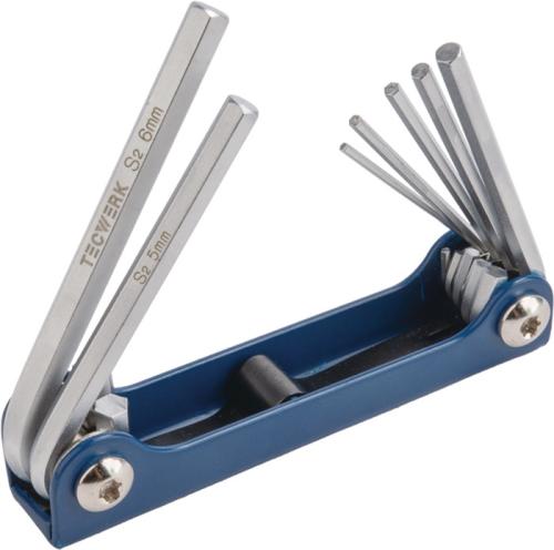 TECWERK Schraubendreher-Satz 7-teilig Handklapphalter SW 1,5 - 6mm